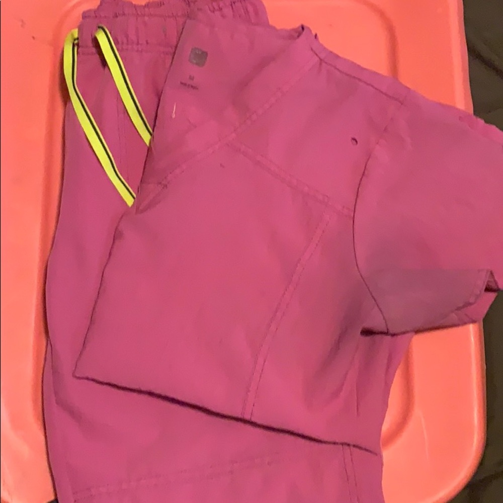 Pink scrubs